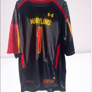 Maryland Terrapins Under Armour Jersey Large #1